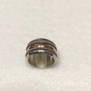 Jewelry - π₯π₯18K & Sterling Cable Band ON SALE NOWπ₯π₯ππ€© Jewelry - π₯π₯18K & Sterling Cable Band ON SALE NOWπ₯π₯ππ€©